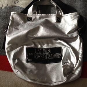 Marc by Marc Jacobs metallic silver Tote Bag