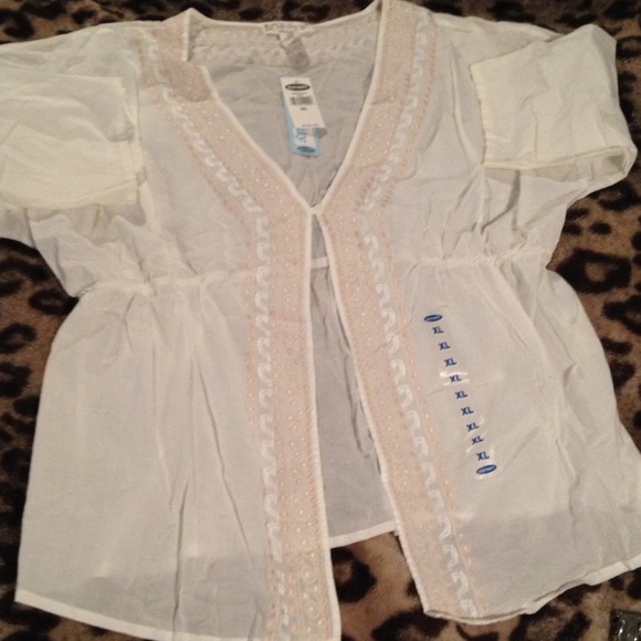 Old Navy Maternity 1 Button Cotton Cardi top