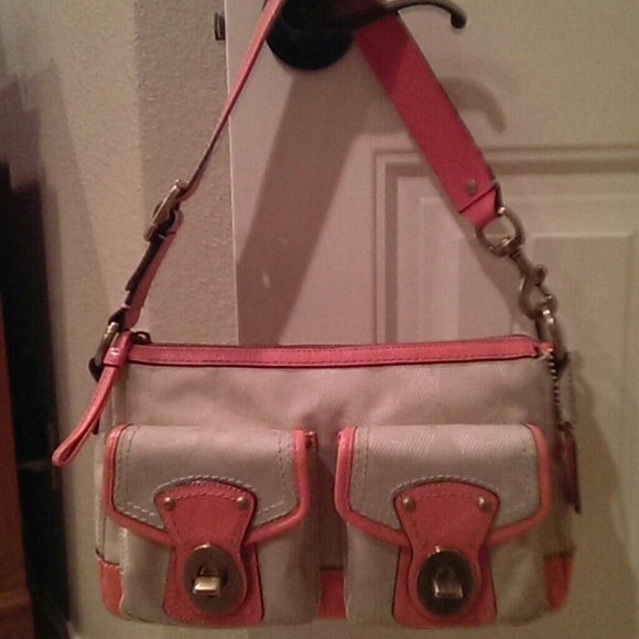 Authentic pink coach purse
