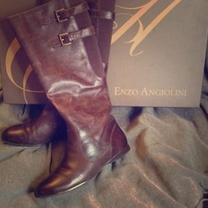 Brown Leather Boots