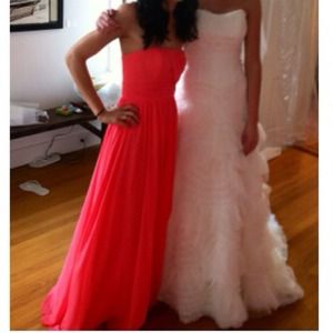 RESERVED Bright Coral Formal Dress
