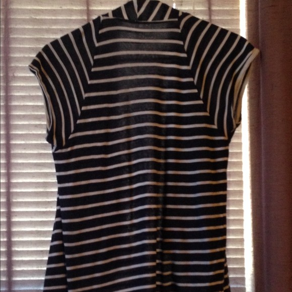 Irreversible navy and white striped cardigan - Picture 2 of 3