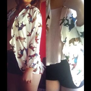 Jaguar Animal Print Cardigan