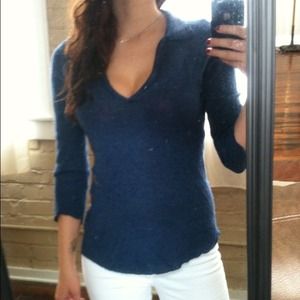 Navy blue sweater by Velvet