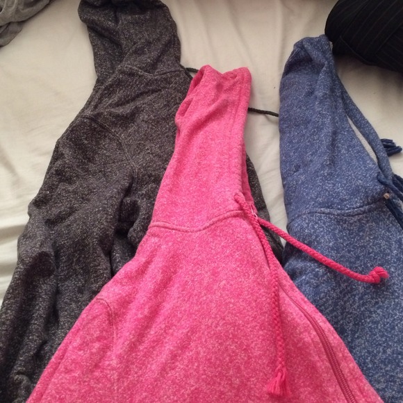 Blue, Black, Pink sweat shirts