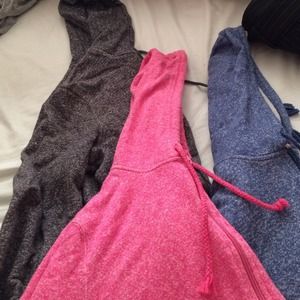 Blue, Black, Pink sweat shirts