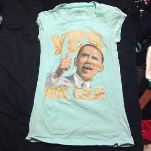 Obama "yes we can" top