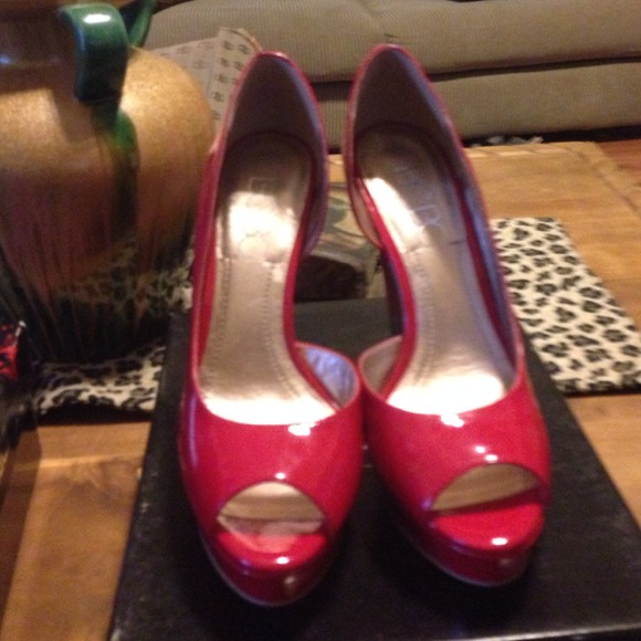 Ferrari red shoes. 7 1/2