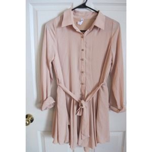 Brand new chiffon nude pink dress