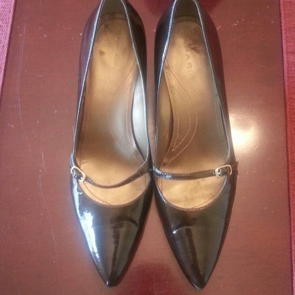 Tahari Brown Patent Pumps sz 10