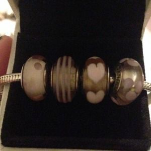 4 AUTHENTIC pandora muranos