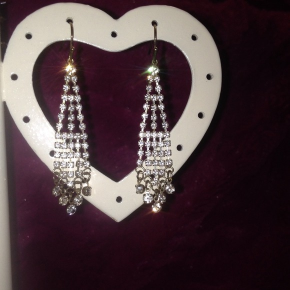 Beautiful sparkly earrings