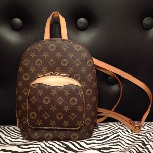 Louis Vuitton inspired backpack