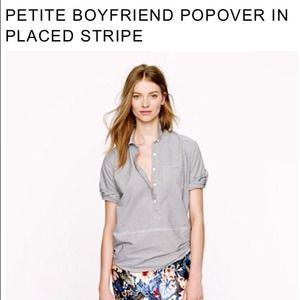 J. CREW popover shirt, brand new with tags - Sz8