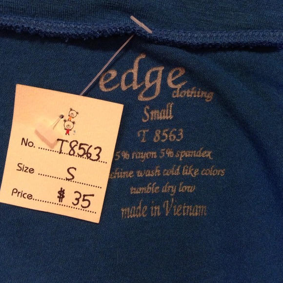 NWT blue tunic top- size S - Picture 4 of 4