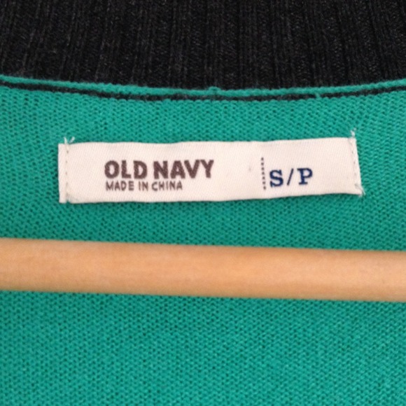 ✨New Listing✨Long Teal and Charcoal Cardigan - Picture 3 of 3