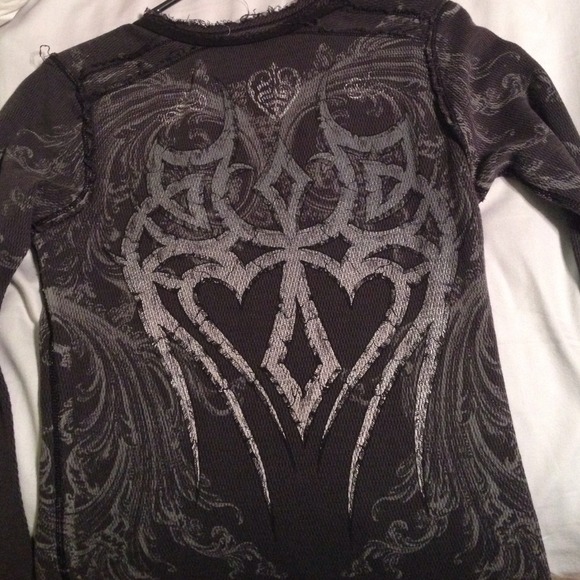 Reversible Sinful brand long sleeve top - Picture 2 of 4