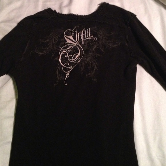 Reversible Sinful brand long sleeve top - Picture 4 of 4
