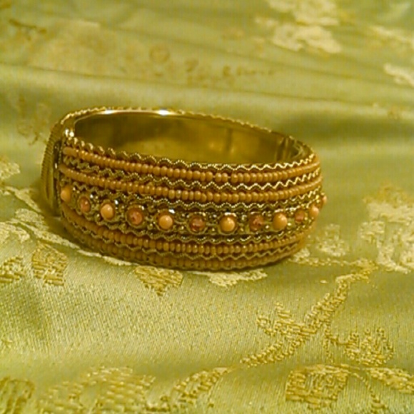 Silver/Pink bangle