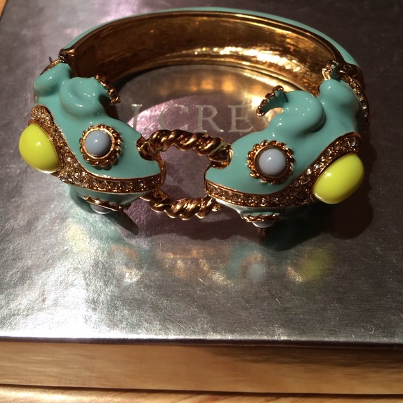 J Crew double frog bangle