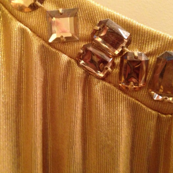 Gold Gem Babydoll Dress - Picture 2 of 2