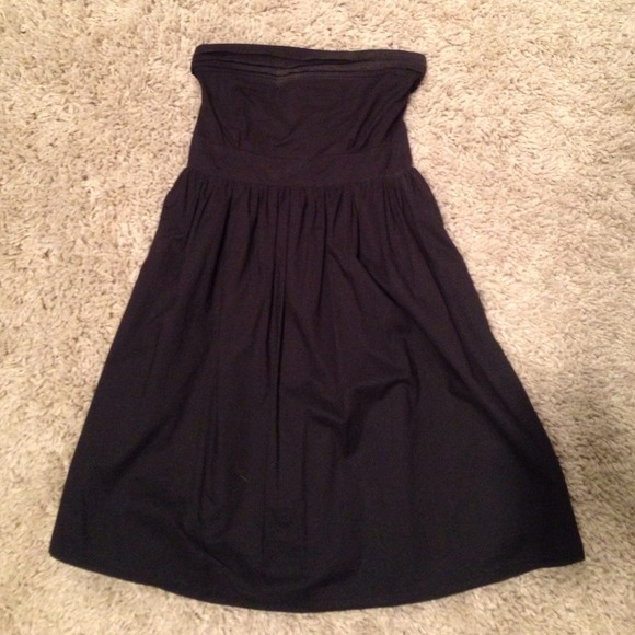 Black Strapless Dress - Picture 1 of 2