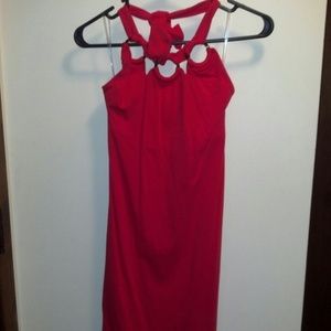 Old Navy Salmon/Orange Summer Halter Dress