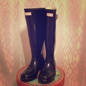 Black Hunter Boots EU size 39/US size 8