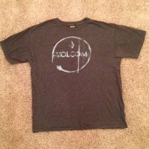Men's Dark Gray Volcom Tee
