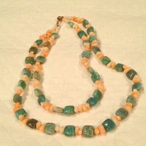 Handmade genuine stone necklace Handmade genuine stone necklace