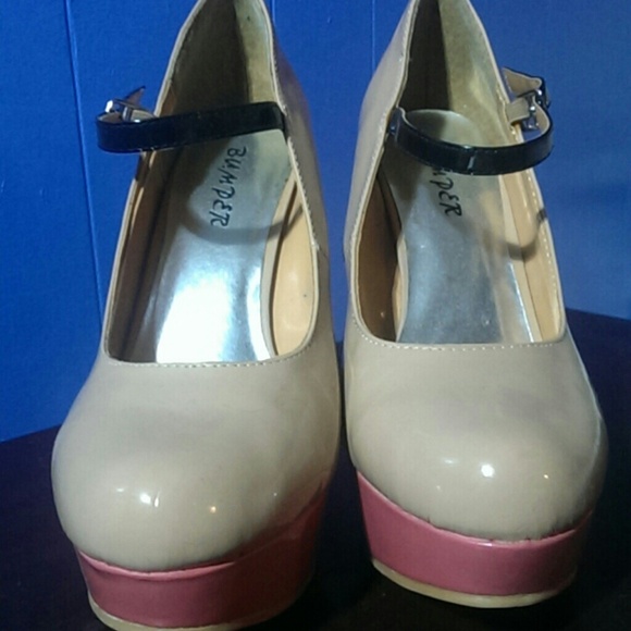 Patent Colorblock Pumps - Picture 2 of 2