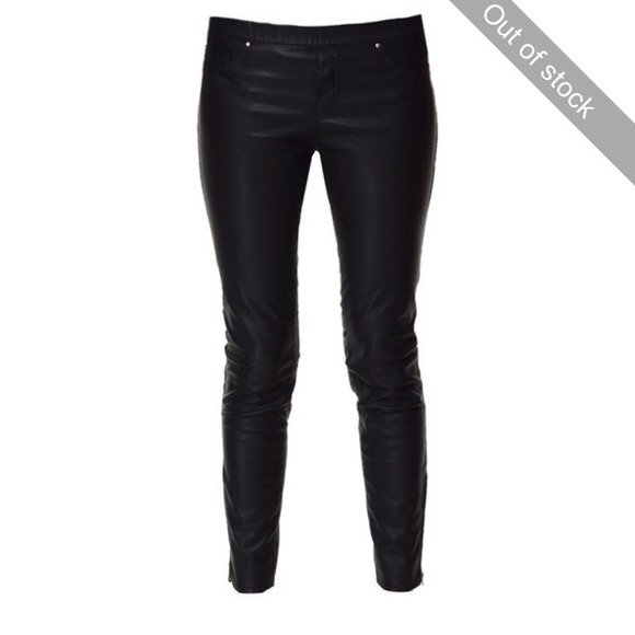Zara Faux Leather Jeggings