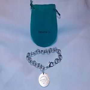 Tiffany & Co. Round Tag Bracelet-Authentic