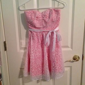 A cheetah-zebra printed dress