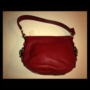 COACH bag --deep red
