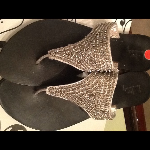 💙Bling silver sandals