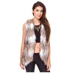 NEW! FAUX FUR VEST