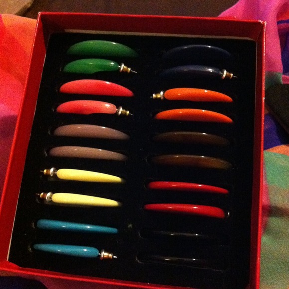 #🚫#SOLD#🚫# Multi-colored earrings.
