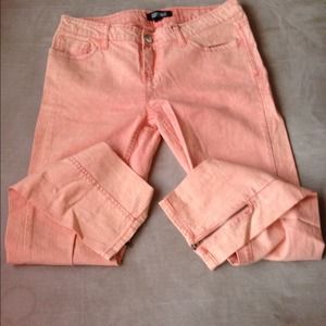 Peach Skinny Leg Jeans