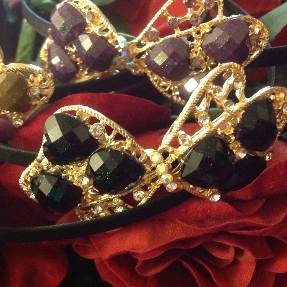 Set of 4 Headbands with black satin. New with tags - Picture 4 of 4