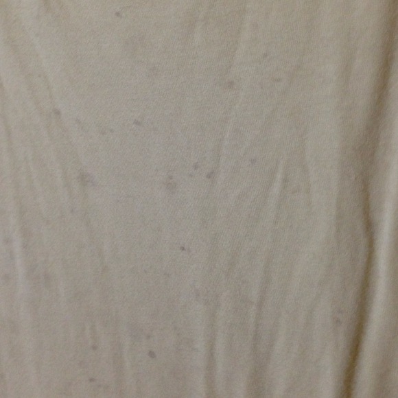 🌸BUNDLED🌸Ivory oversized shirt with lace hem - Picture 2 of 3