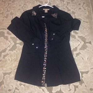 Arden b diamond button down