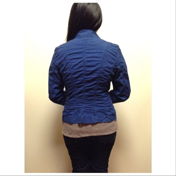 Bundled🚫Ruched blue blazer - Picture 2 of 4