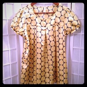 SALE❗️Yellow and grey tunic top