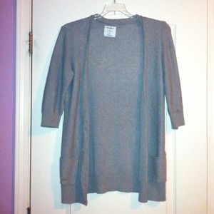 American Eagle cable knit long cardigan.