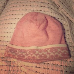 Coach pink hat bundle