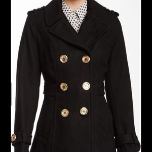 $170.00 Black Wool Blend Coat