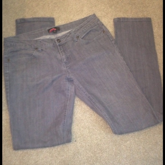 Grey skinny jeans