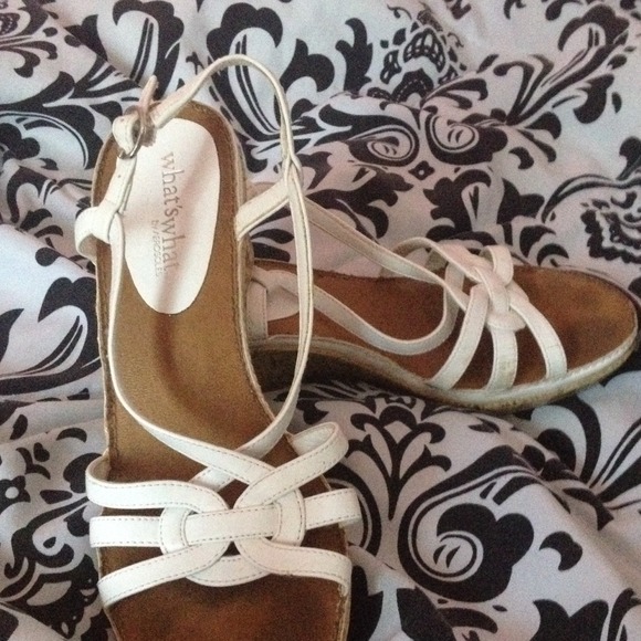 White Cork Wedges