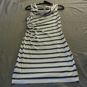 Cowel Neck Cotton Dress